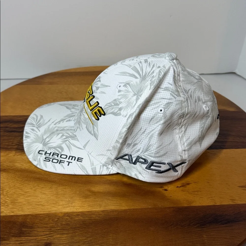Rare! Callaway Rogue ST Limited Edition Maui Golf Hat White Gray Very Good Cond - Picture 4 of 11